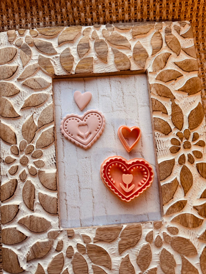 Ruffle Tulip Clay Cutter Set
