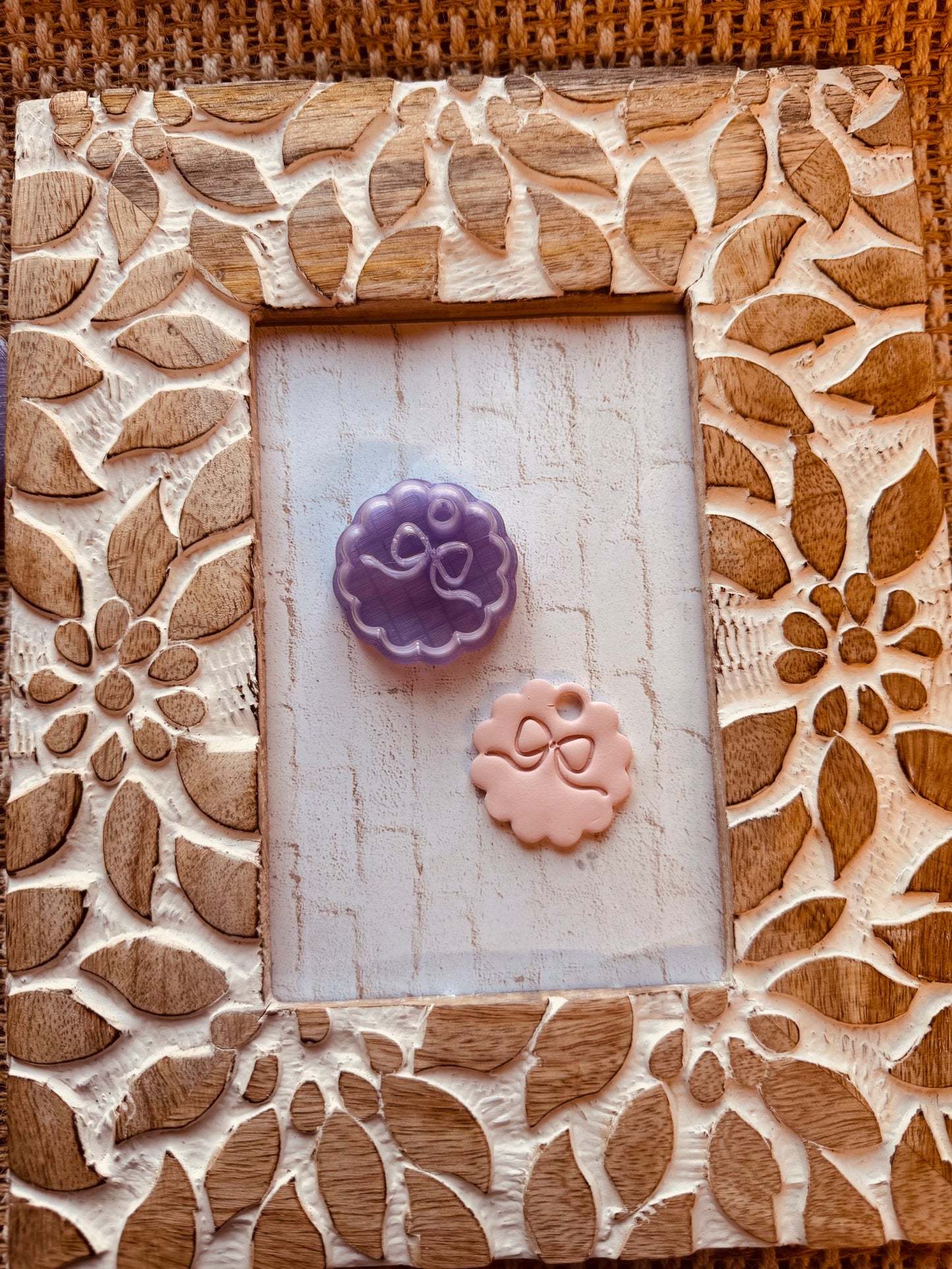 Scallop Bow Circle Hoop Clay Cutter