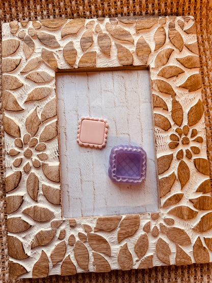 Ruffle Square Clay Cutter
