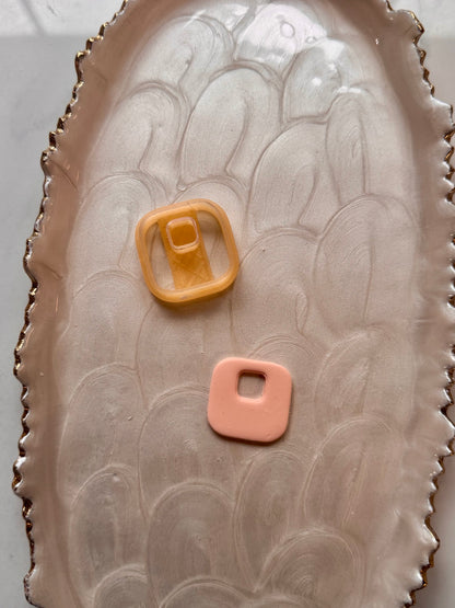 Rounded Square Hoop Clay Cutter