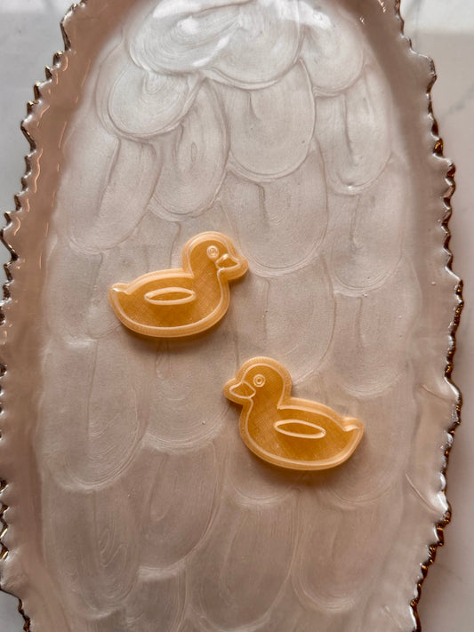 Ducky Pool Floaty Mirrored Clay Cutter Set