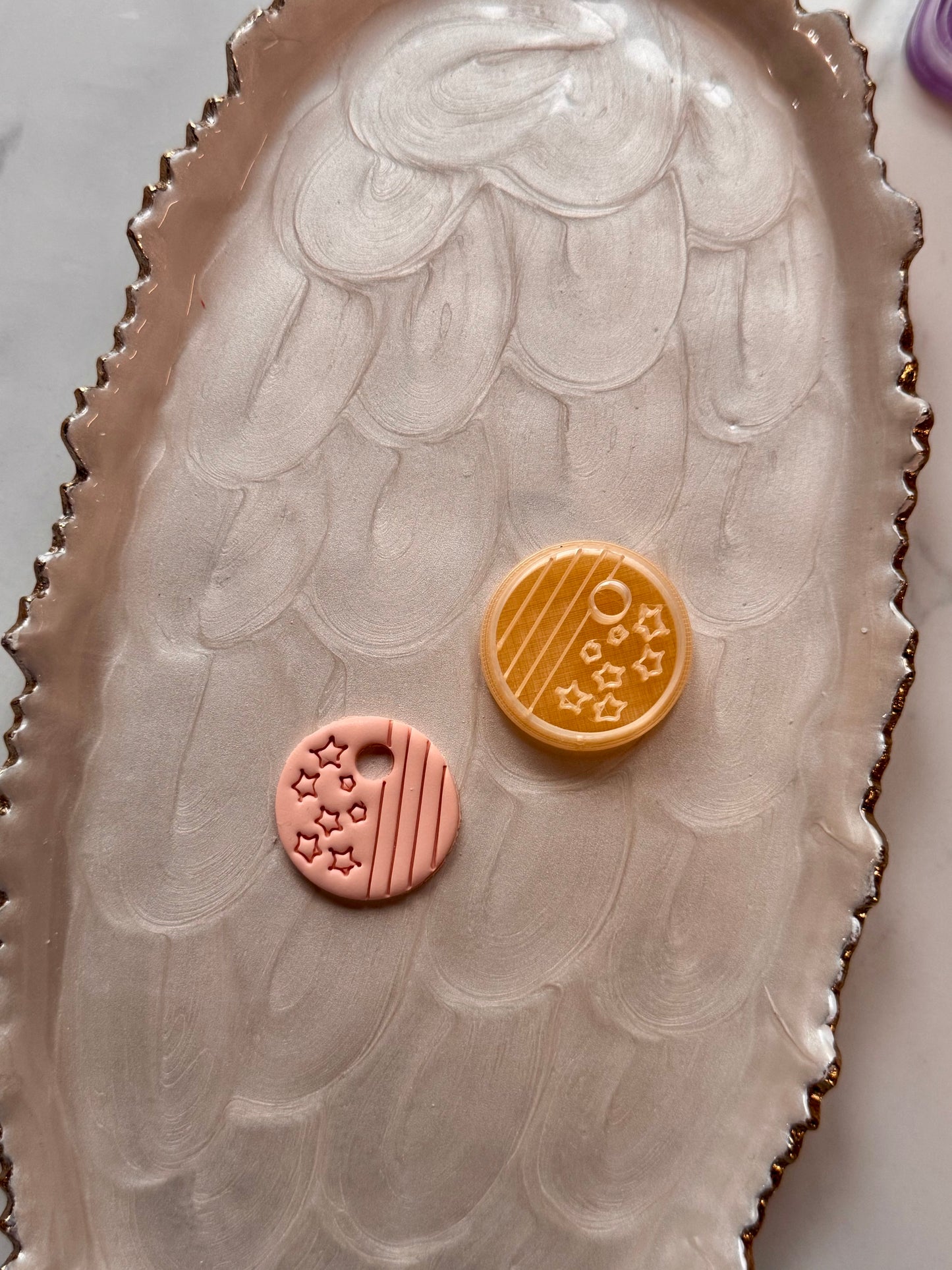 Stars and Stripes Hoop Clay Cutter