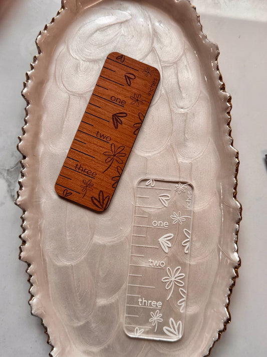 Floral Ruler