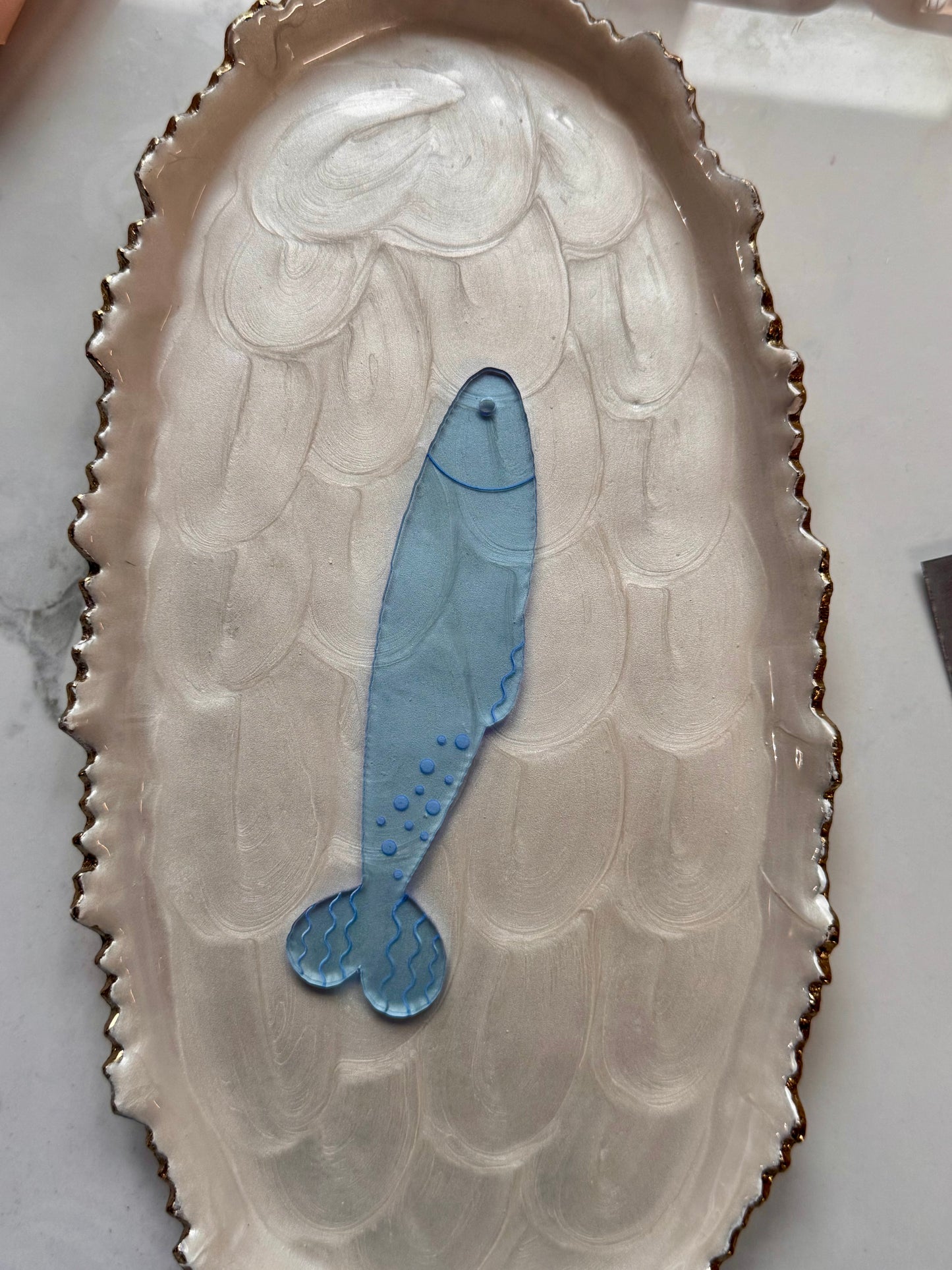 Fish Earring Acrylic Try On Stick