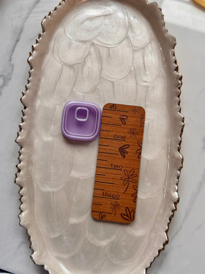 Rounded Square Border Hoop Clay Cutter