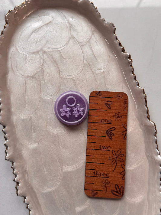 Flower Imprint Hoop Clay Cutter