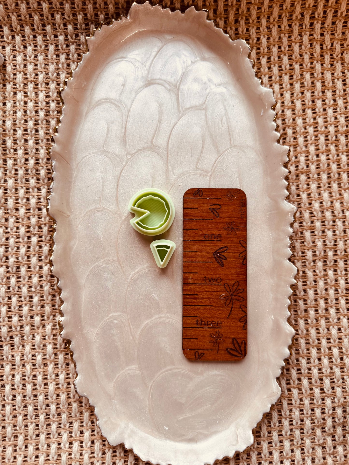 Pizza and Slice Clay Cutter Set