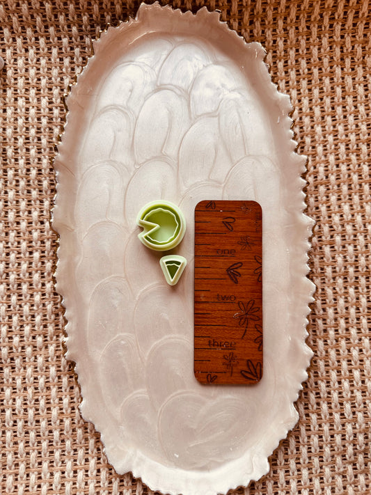 Pizza and Slice Clay Cutter Set