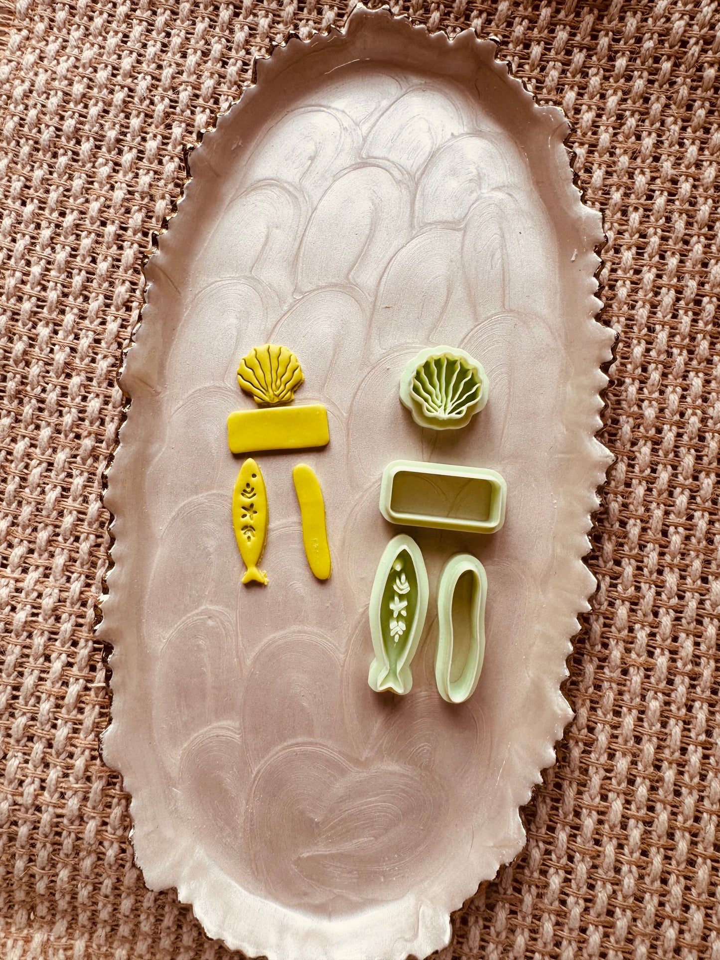 Summer Shell Clay Cutter Set