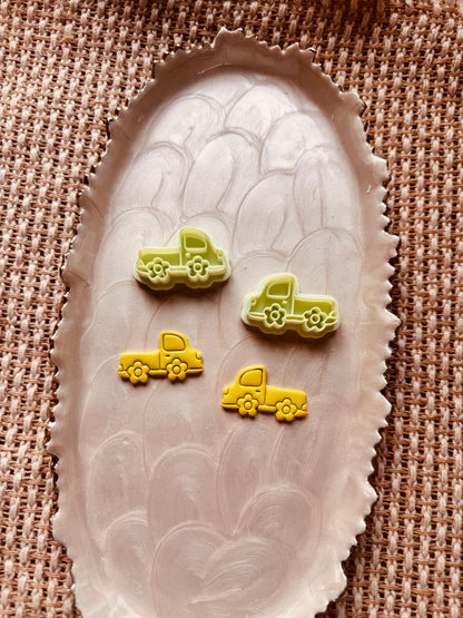 Flower Truck Clay Cutter Mirrored Set