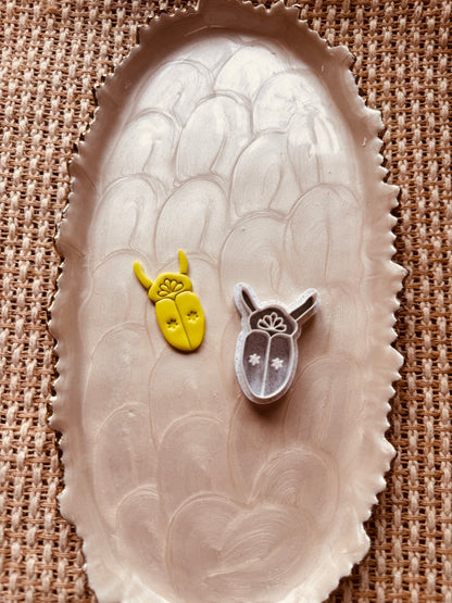 Floral Beetle Clay Cutter