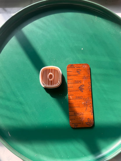 Ribbed Round Square Clay Cutter