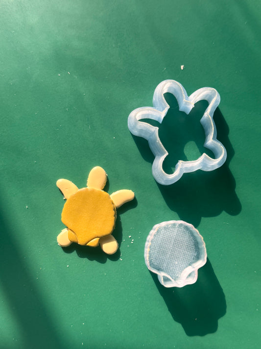 Turtle & Shell Clay Cutter Set