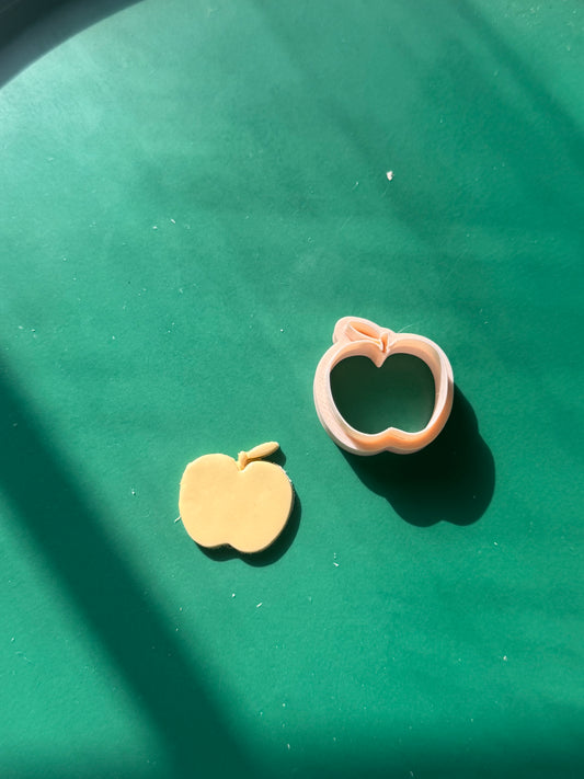 Apple & Pencil Clay Cutter Set