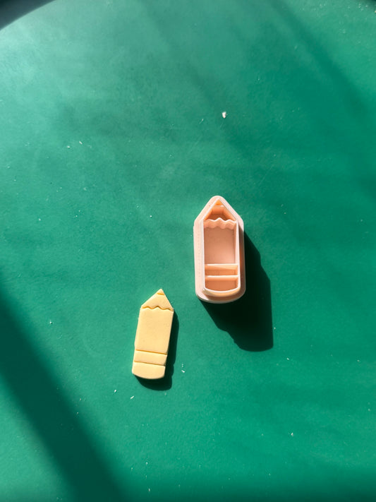 Apple & Pencil Clay Cutter Set