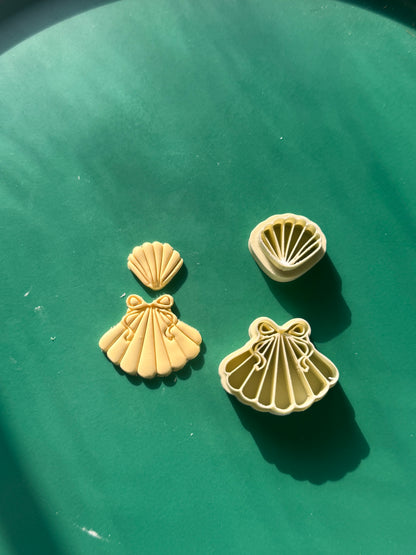 Shell and Bow Clay Cutter Set