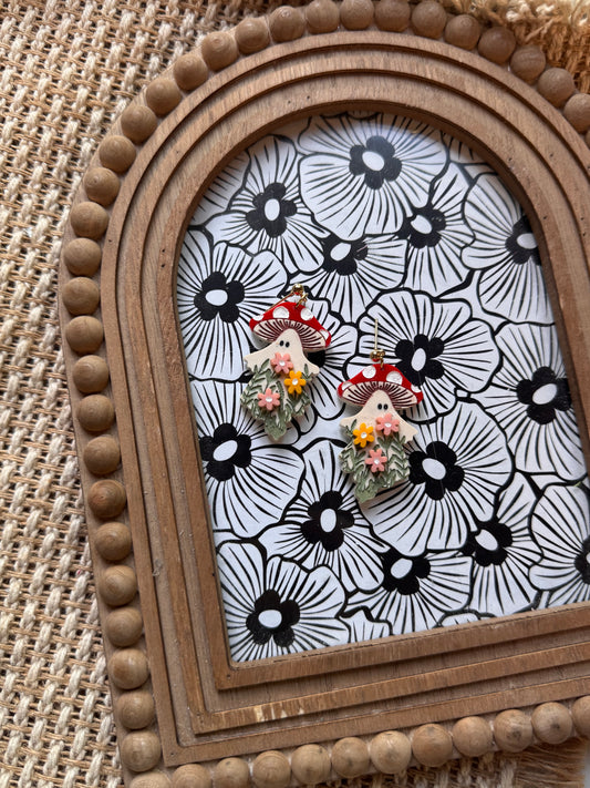 Mushroom Floral Ghosts