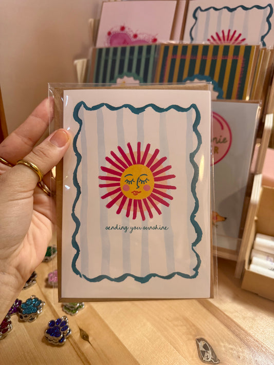 Sending Sunshine Greeting Card