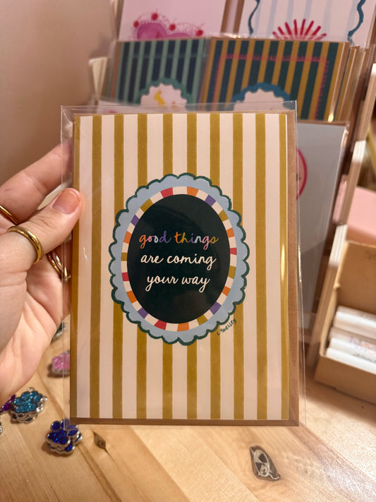 Good Things Greeting Card