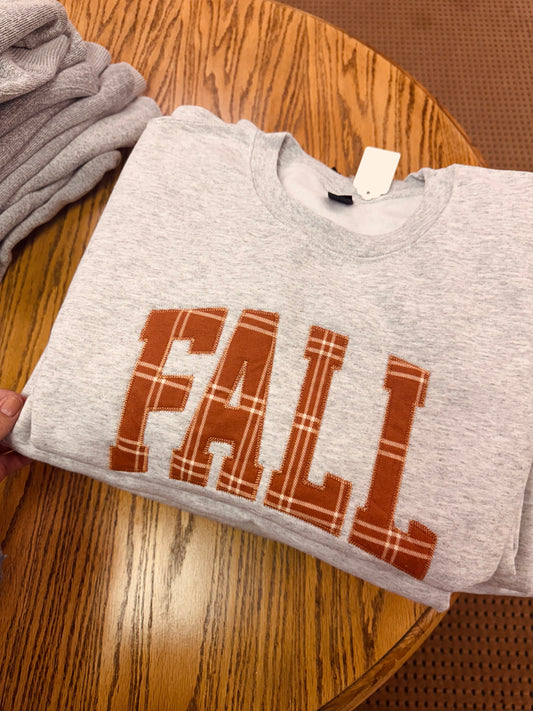 Fall Embroidered Crewneck