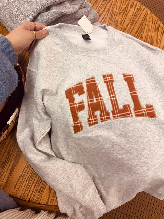 Fall Embroidered Crewneck